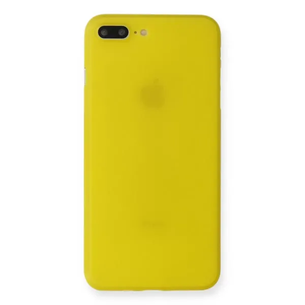 Apple İphone 7 Plus Kılıf Pp Ultra İnce Kapak - Sarı