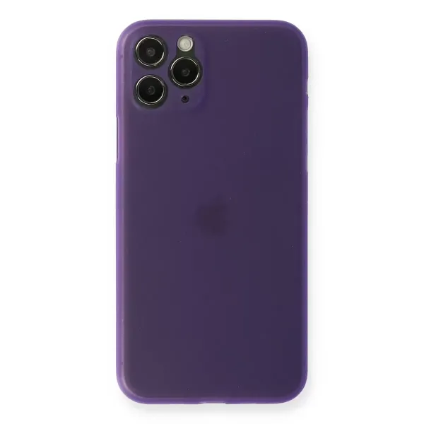Apple İphone 11 Pro Kılıf Pp Ultra İnce Kapak - Mor