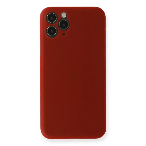 Apple İphone 11 Pro Kılıf Pp Ultra İnce Kapak - Kırmızı