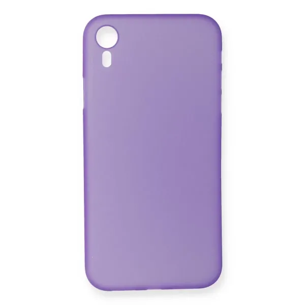 Apple İphone Xr Kılıf Pp Ultra İnce Kapak - Mor