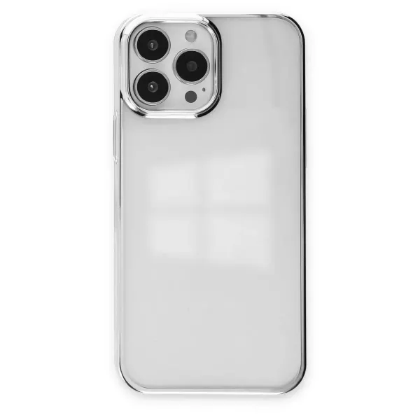 Apple İphone 13 Pro Kılıf Element Silikon - Gümüş