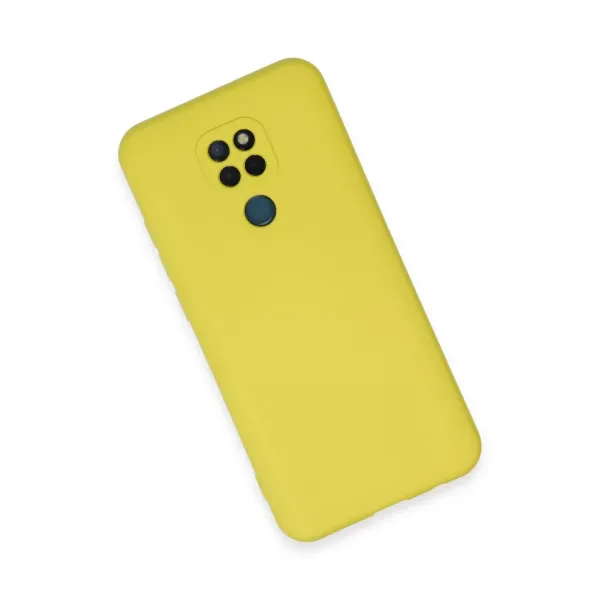 General Mobile Gm 20 Kılıf Nano İçi Kadife Silikon - Sarı