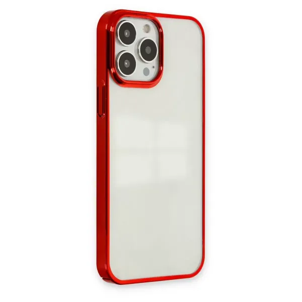 Apple İphone 13 Pro Kılıf Element Silikon - Kırmızı