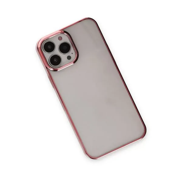 Apple İphone 13 Pro Kılıf Element Silikon - Pembe