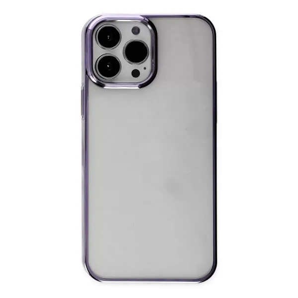 Apple İphone 13 Pro Kılıf Element Silikon - Mor