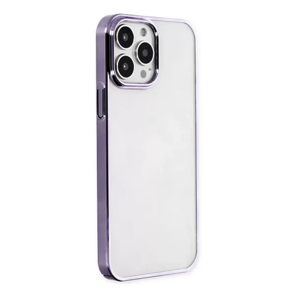 Apple İphone 13 Pro Kılıf Element Silikon - Mor