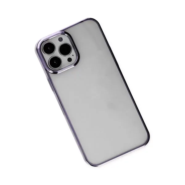 Apple İphone 13 Pro Kılıf Element Silikon - Mor