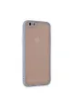 Apple İphone 6 Kılıf Montreal Silikon Kapak - Gri