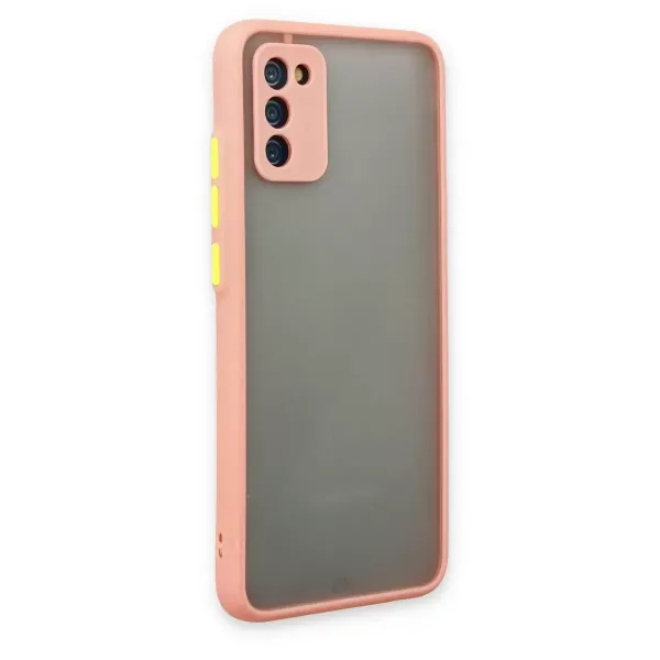 Samsung Galaxy A02s Kılıf Montreal Silikon Kapak - Pembe
