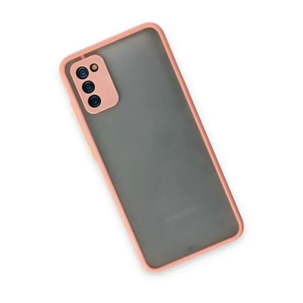 Samsung Galaxy A02s Kılıf Montreal Silikon Kapak - Pembe