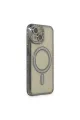 Apple İphone 13 Kılıf Joke Simli Magneticsafe Kılıf - Gri