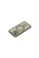 Apple İphone 13 Kılıf Joke Simli Magneticsafe Kılıf - Gri