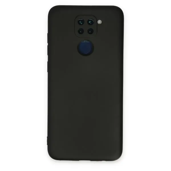 Xiaomi Redmi Note 9 Kılıf Nano İçi Kadife Silikon - Siyah