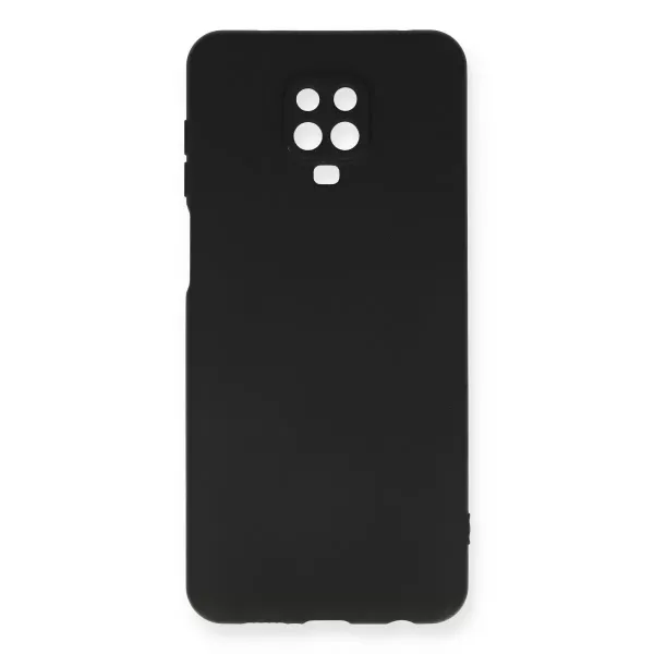 Xiaomi Redmi Note 9 Pro Kılıf Nano İçi Kadife Silikon - Siyah