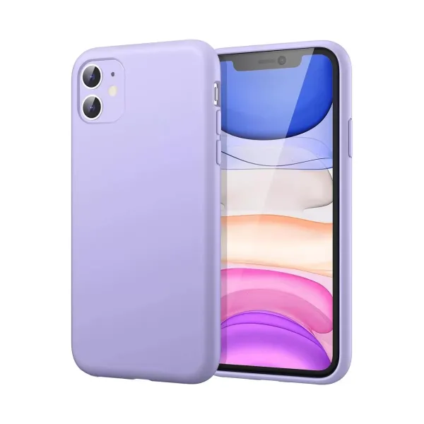 Apple İphone 11 Kılıf First Silikon - Lila