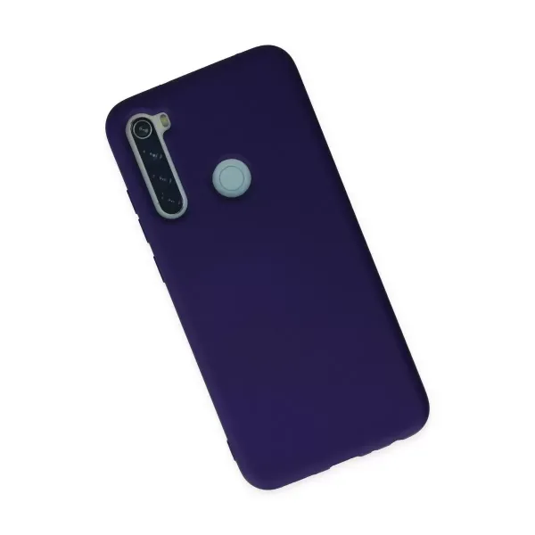 Xiaomi Redmi Note 8 Kılıf Nano İçi Kadife Silikon - Mor