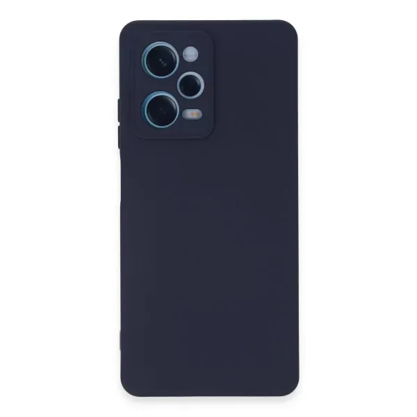 Xiaomi Redmi Note 12 Pro 5g Kılıf Nano İçi Kadife Silikon - Lacivert