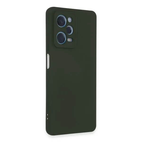 Xiaomi Redmi Note 12 Pro 5g Kılıf Nano İçi Kadife Silikon - Koyu Yeşil