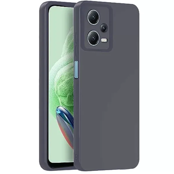 Xiaomi Redmi Note 12 Pro 5g Kılıf Nano İçi Kadife Silikon - Gri