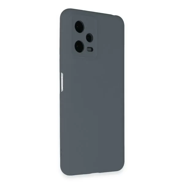 Xiaomi Redmi Note 12 Pro 5g Kılıf Nano İçi Kadife Silikon - Gri