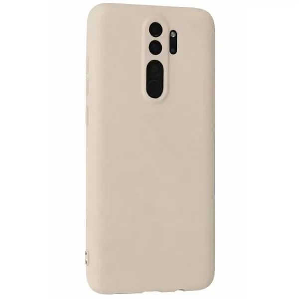 Xiaomi Redmi Note 8 Pro Kılıf First Silikon - Krem