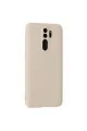 Xiaomi Redmi Note 8 Pro Kılıf First Silikon - Krem