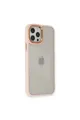 Apple İphone 12 Pro Max Kılıf Dora Kapak - Pudra