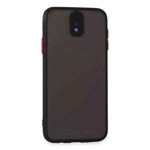 Samsung Galaxy J7 Pro / J730 Kılıf Montreal Silikon Kapak - Siyah