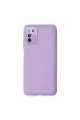 Samsung Galaxy A03s Kılıf Lansman Glass Kapak - Lila