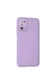 Samsung Galaxy A03s Kılıf Lansman Glass Kapak - Lila