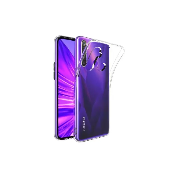 Realme 5i Kılıf Lüx Şeffaf Silikon