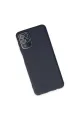 Samsung Galaxy A22 Kılıf Lansman Glass Kapak - Lacivert