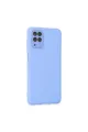 Samsung Galaxy A22 Kılıf Lansman Glass Kapak - Mavi