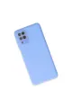Samsung Galaxy A22 Kılıf Lansman Glass Kapak - Mavi