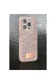 Onegif Apple İphone 15 Pro Max Bright Simli Kapak - Gold