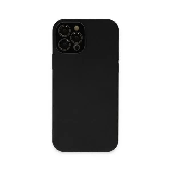 Apple İphone 12 Pro Kılıf Lansman Glass Kapak - Siyah