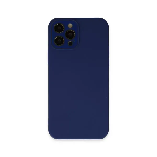Apple İphone 12 Pro Kılıf Lansman Glass Kapak - Sky Blue