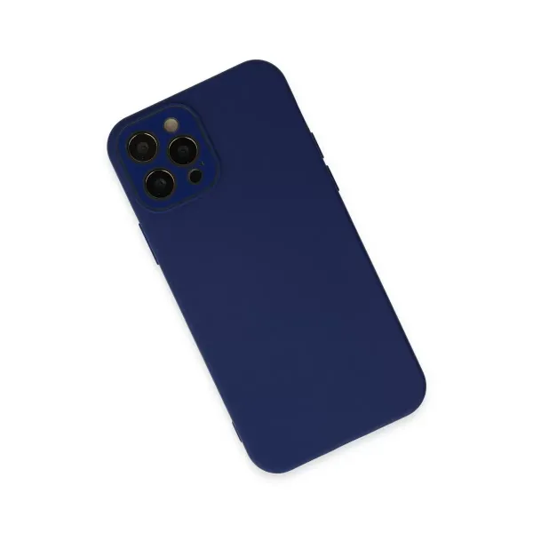 Apple İphone 12 Pro Kılıf Lansman Glass Kapak - Sky Blue