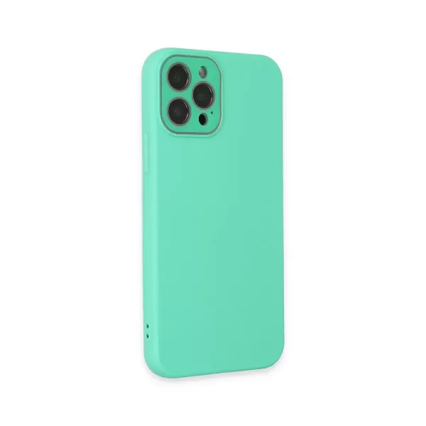Apple İphone 12 Pro Kılıf Lansman Glass Kapak - Turkuaz