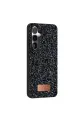 Onegif Samsung Galaxy S24 Bright Simli Kapak - Siyah