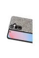 Onegif Samsung Galaxy S24 Bright Simli Kapak - Gümüş