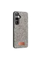 Onegif Samsung Galaxy S24 Plus Bright Simli Kapak - Gümüş