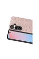 Onegif Samsung Galaxy S24 Plus Bright Simli Kapak - Pembe
