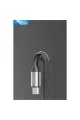 Dc62 3in1 Type-c To 60w Type-c / 12w Lightning / 15w Micro 1.2m Hızlı Şarj Kablo - Siyah