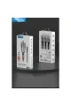 Dc62 3in1 Type-c To 60w Type-c / 12w Lightning / 15w Micro 1.2m Hızlı Şarj Kablo - Siyah