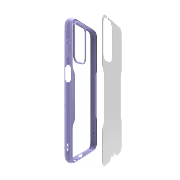 Samsung Galaxy A23 4g Kılıf Platin Silikon - Kırmızı