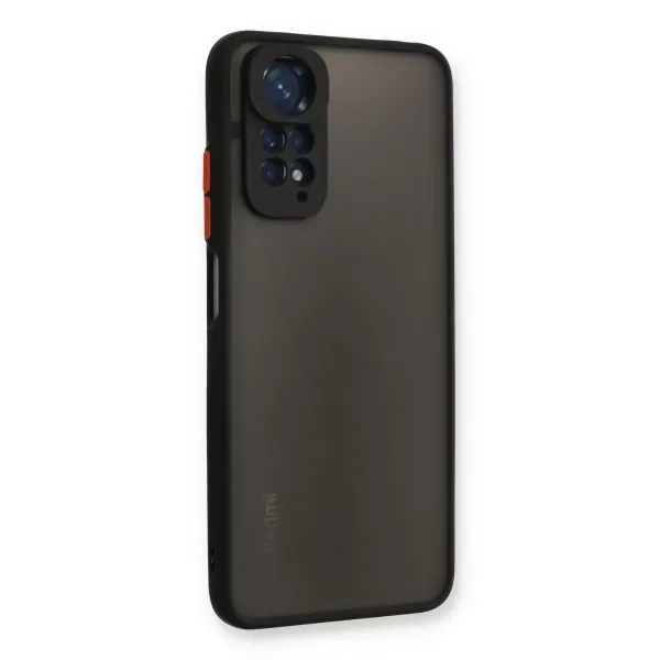 Xiaomi Redmi Note 11 Kılıf Montreal Silikon Kapak - Siyah