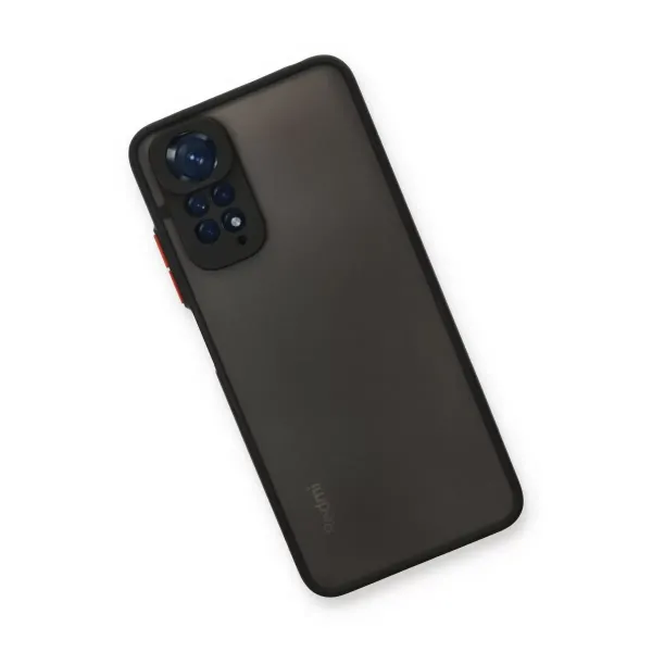 Xiaomi Redmi Note 11 Kılıf Montreal Silikon Kapak - Siyah