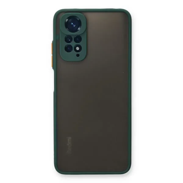 Xiaomi Redmi Note 11 Pro Kılıf Montreal Silikon Kapak - Yeşil