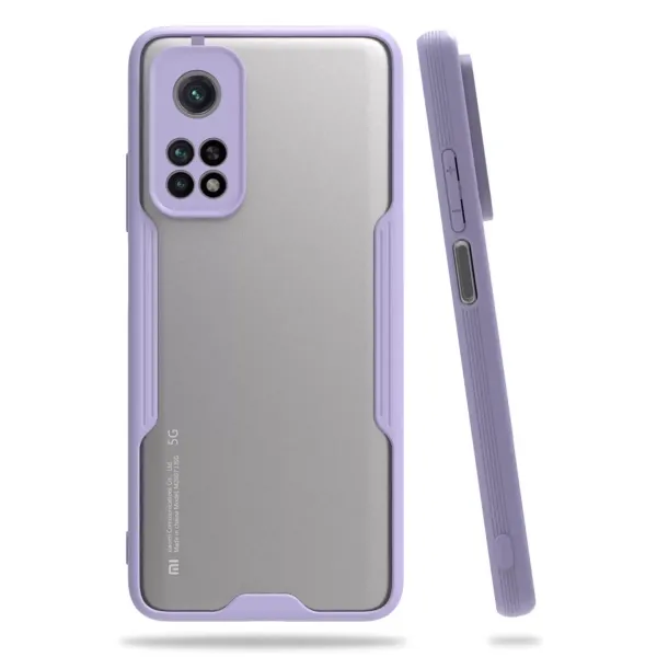 Xiaomi Mi 10t Pro Kılıf Platin Silikon - Lila
